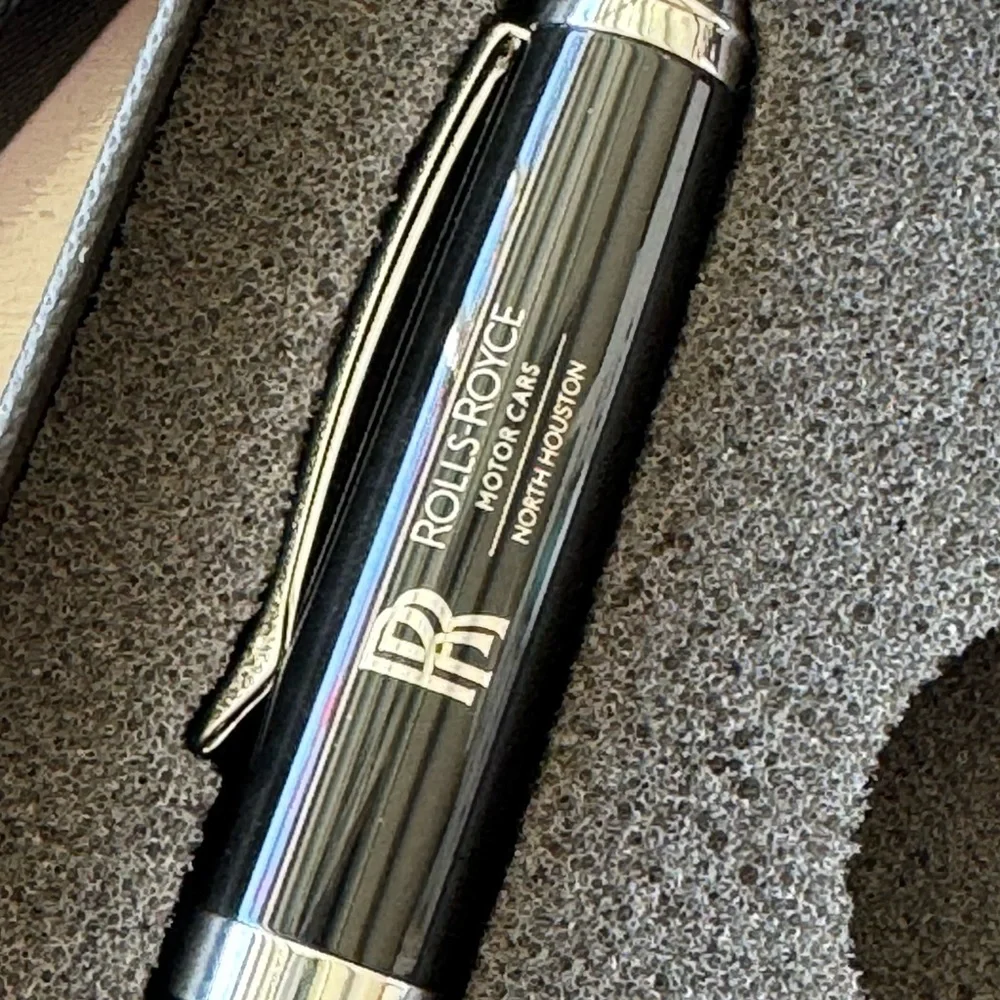 Rolls-Royce Executive Dealer Gift Pen in Black and Silver Box No Key Chain NEW